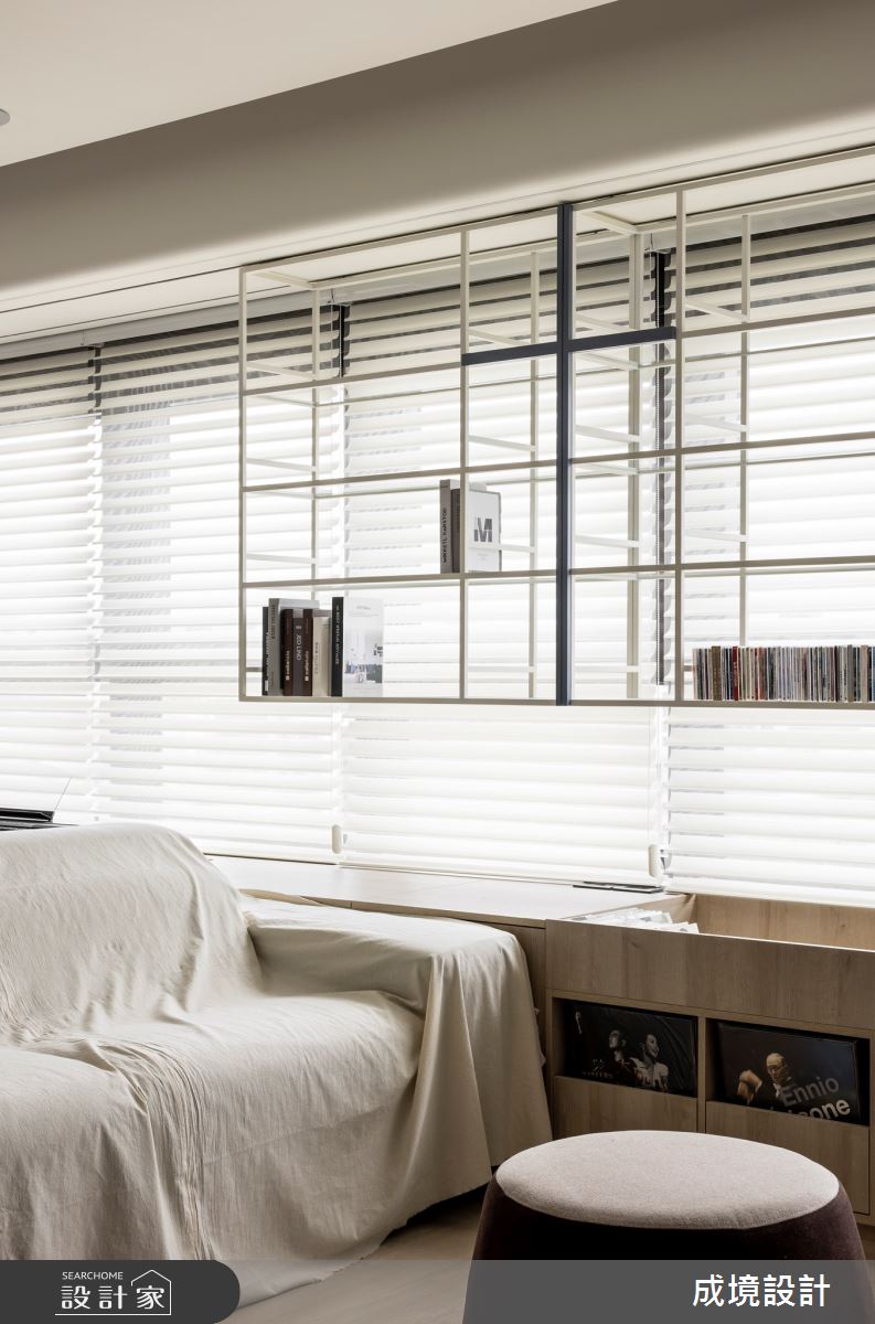 48坪毛胚屋＿北歐風客廳案例圖片＿成境設計＿成境_以愛為名之10