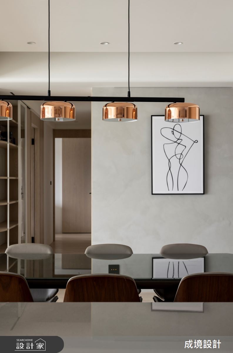 48坪毛胚屋＿北歐風餐廳中島案例圖片＿成境設計＿成境_以愛為名之11