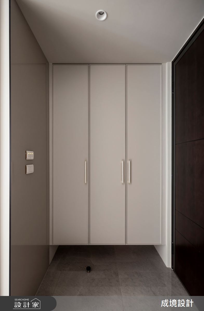 45坪毛胚屋＿現代風玄關案例圖片＿成境設計＿成境_吟遊香頌之1