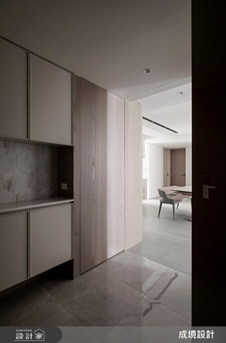 45坪毛胚屋＿現代風玄關案例圖片＿成境設計＿成境_吟遊香頌之3