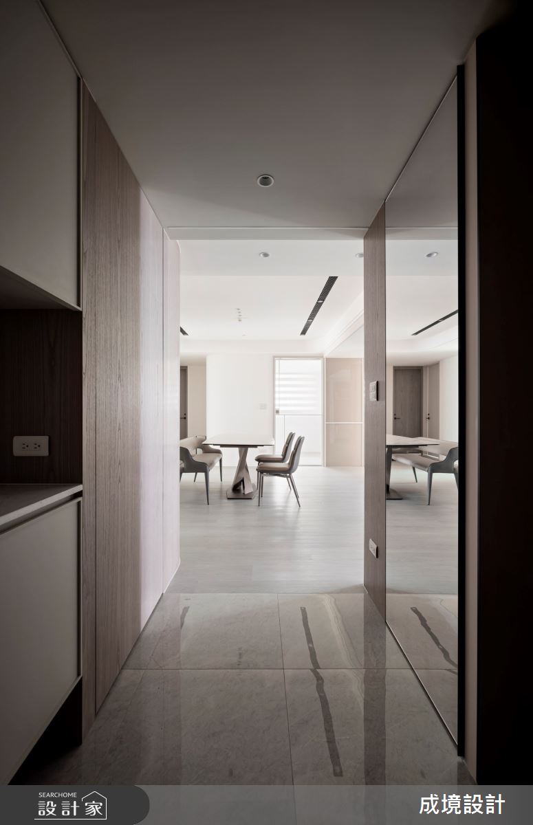 45坪毛胚屋＿現代風玄關案例圖片＿成境設計＿成境_吟遊香頌之4