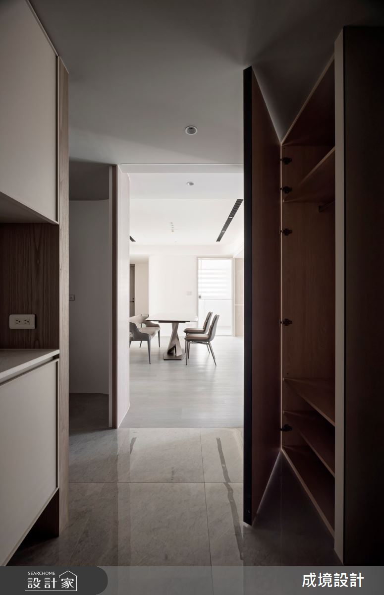 45坪毛胚屋＿現代風玄關案例圖片＿成境設計＿成境_吟遊香頌之5