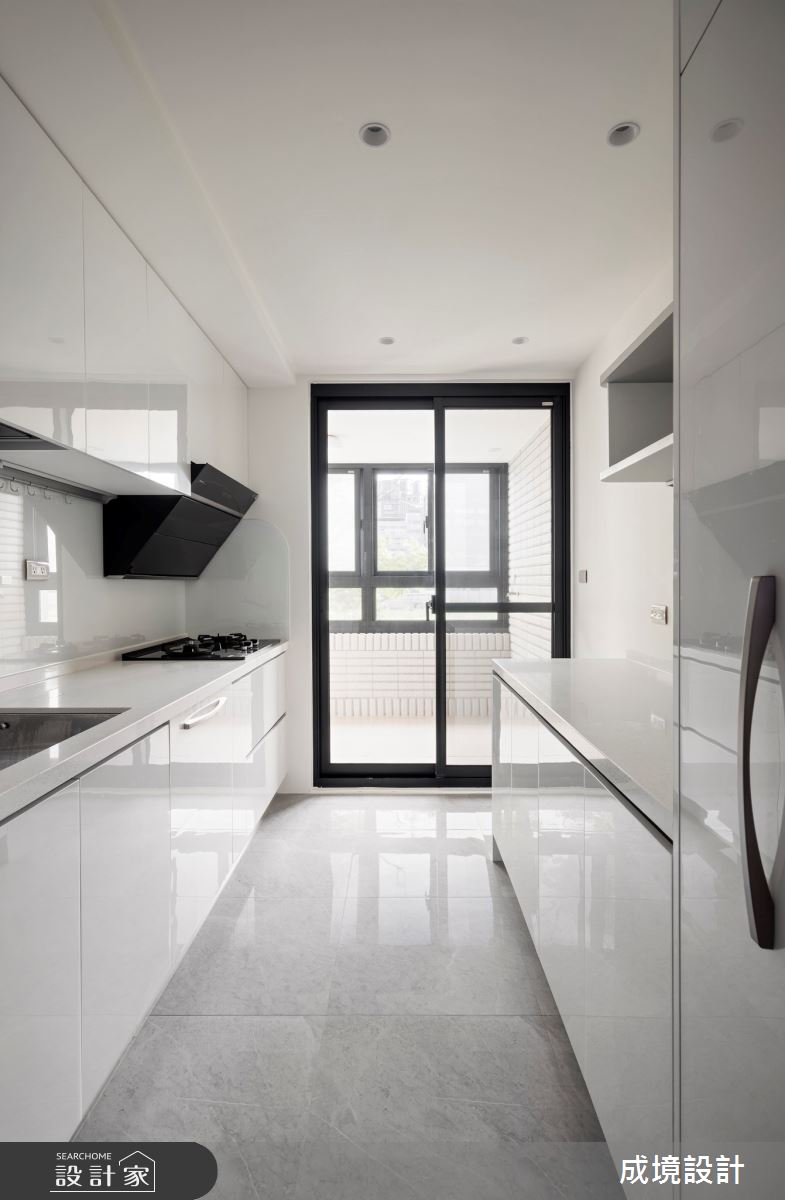 45坪毛胚屋＿現代風廚房案例圖片＿成境設計＿成境_吟遊香頌之16