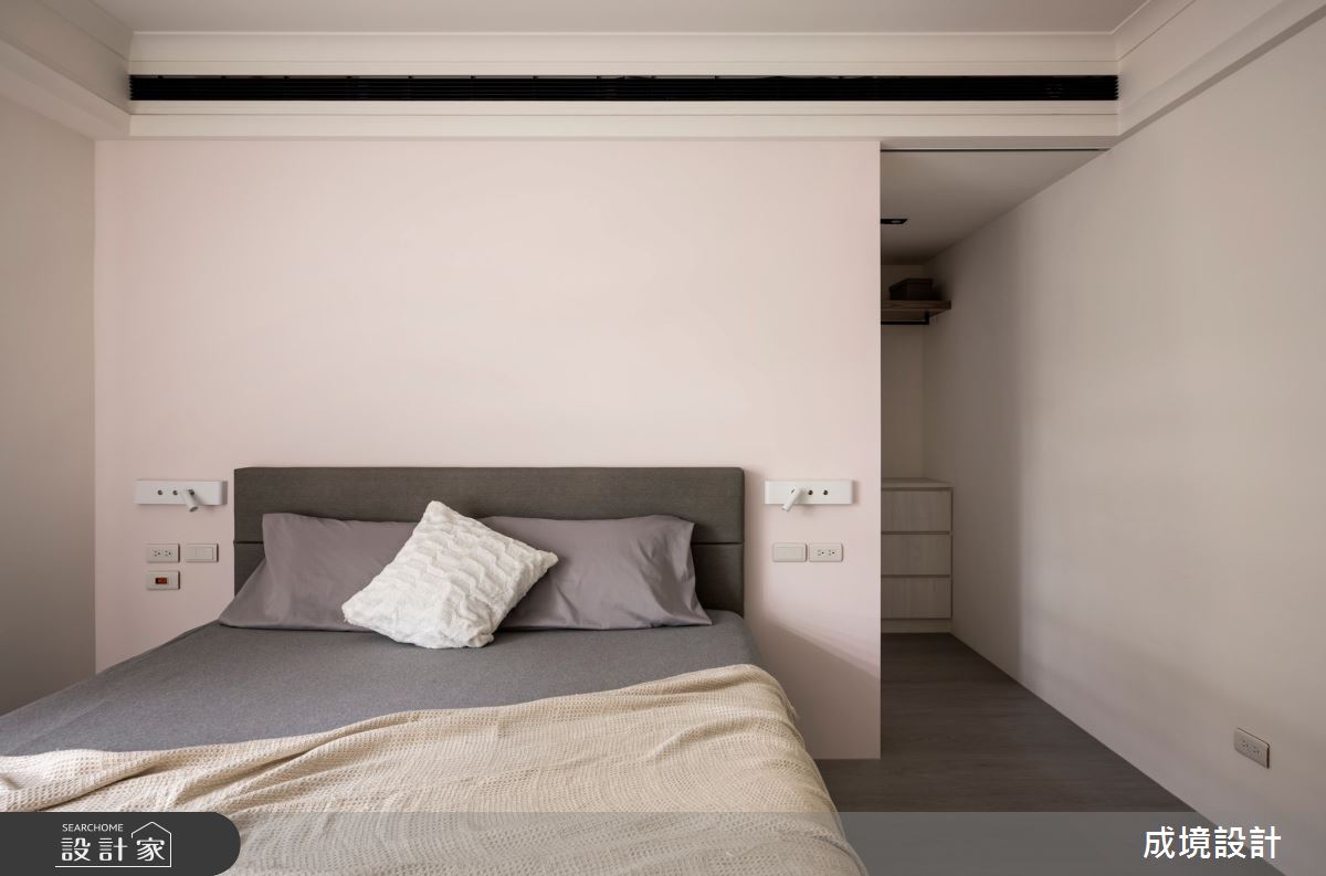 45坪毛胚屋＿現代風臥室更衣間案例圖片＿成境設計＿成境_吟遊香頌之19