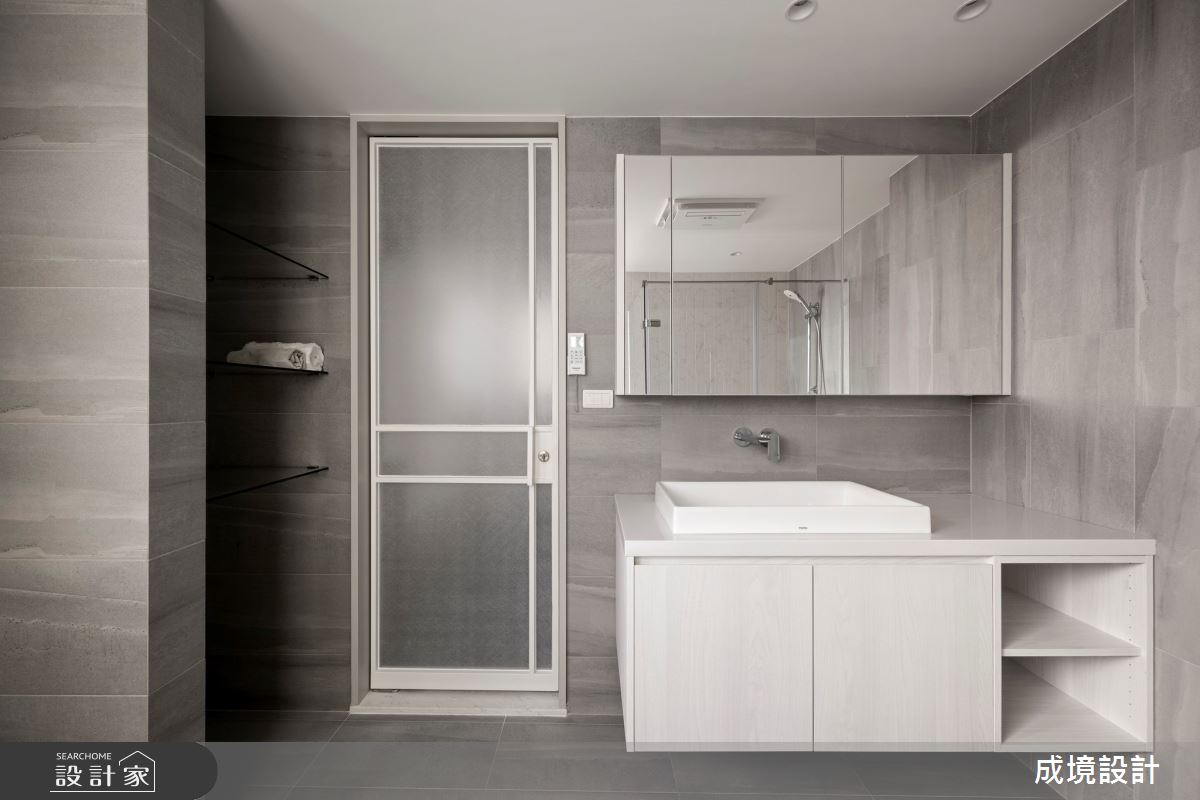 45坪毛胚屋＿現代風浴室案例圖片＿成境設計＿成境_吟遊香頌之23