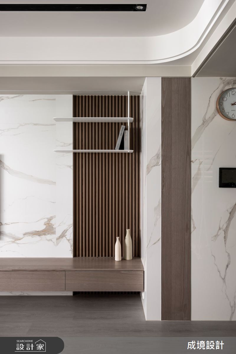 45坪毛胚屋＿現代風客廳案例圖片＿成境設計＿成境_吟遊香頌之13