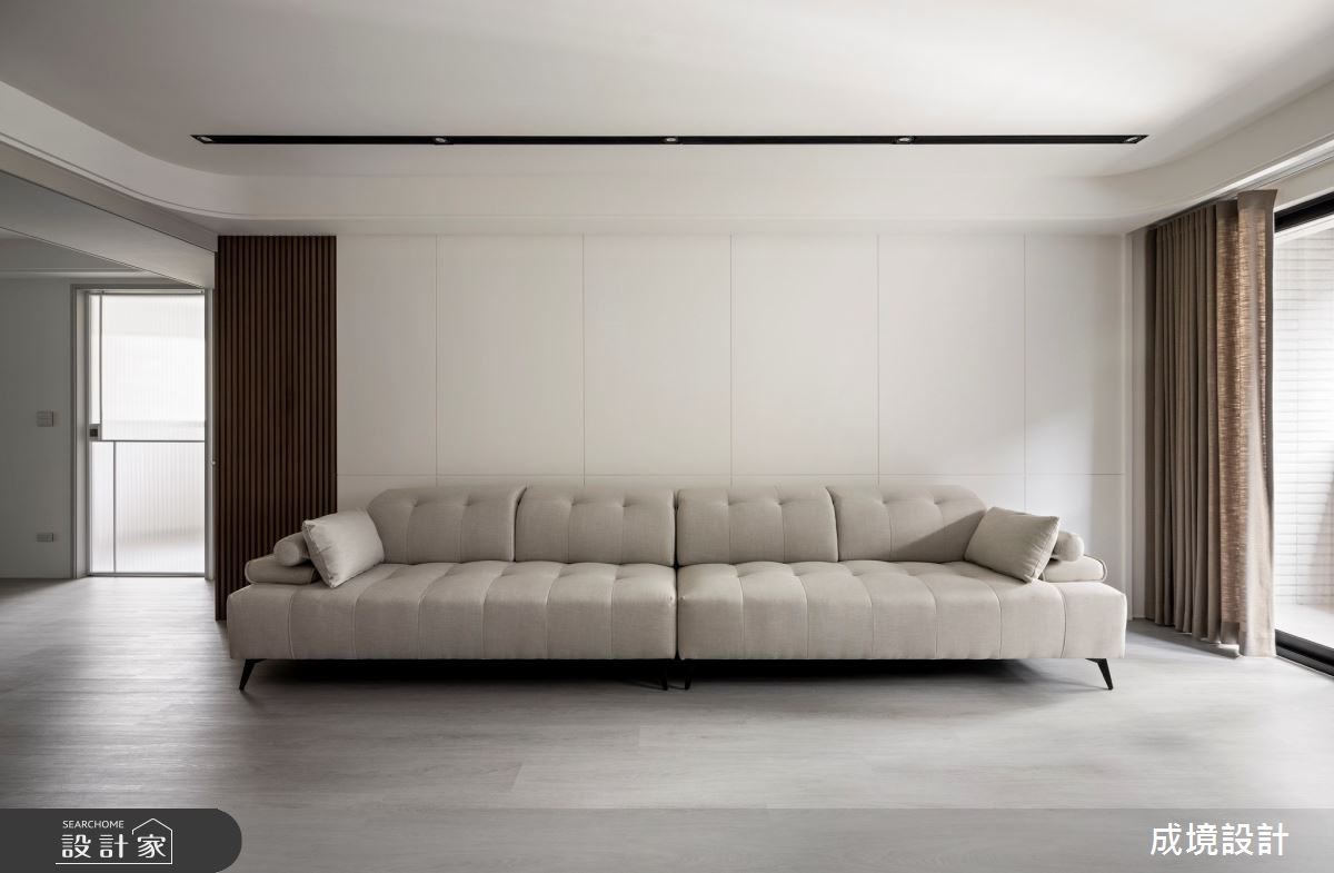 45坪毛胚屋＿現代風客廳案例圖片＿成境設計＿成境_吟遊香頌之14