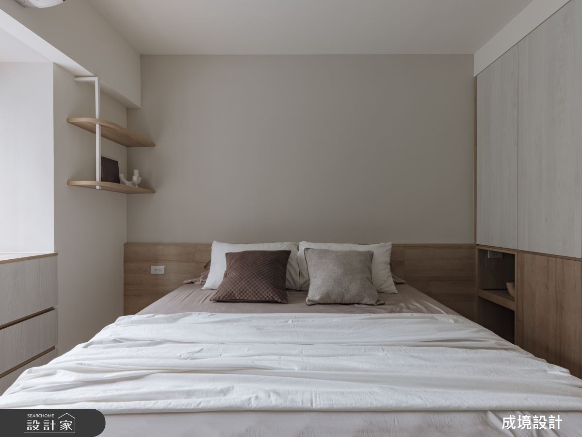 23坪老屋(31~40年)＿北歐風臥室案例圖片＿成境設計＿成境_漫遊。森林中之16