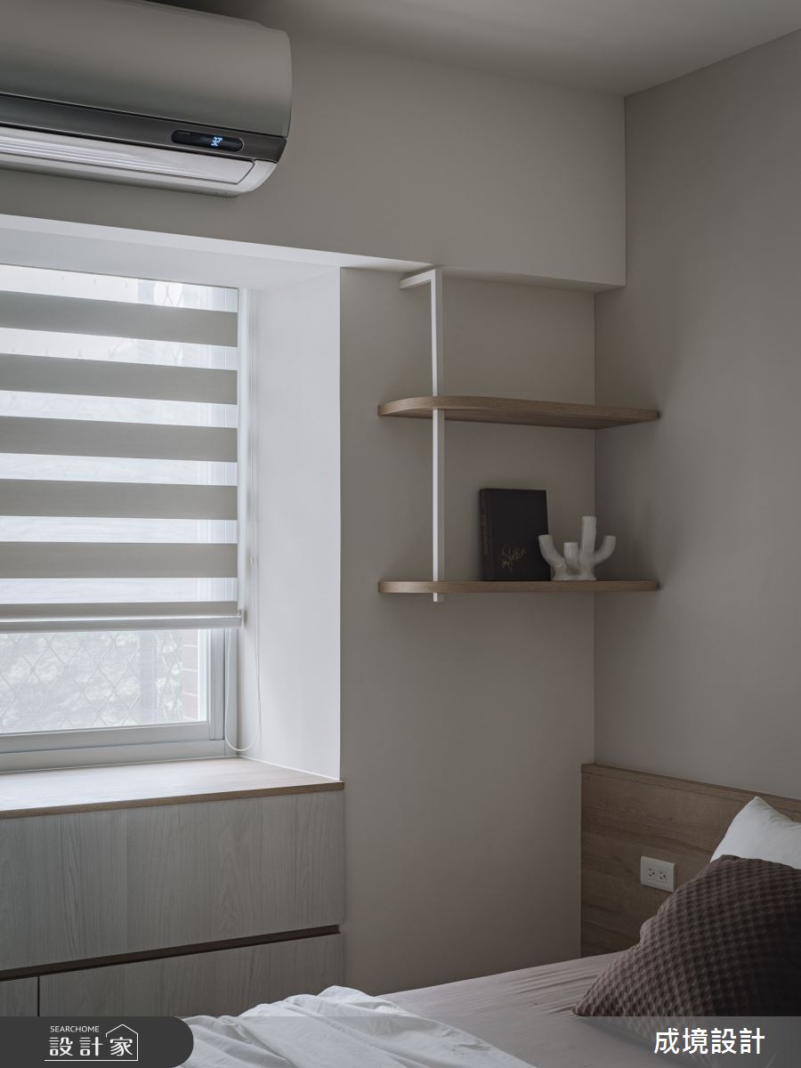 23坪老屋(31~40年)＿北歐風臥室案例圖片＿成境設計＿成境_漫遊。森林中之17