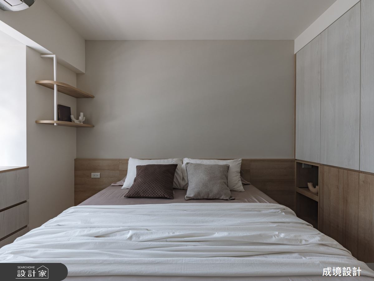 23坪老屋(31~40年)＿北歐風臥室案例圖片＿成境設計＿成境_漫遊。森林中之18