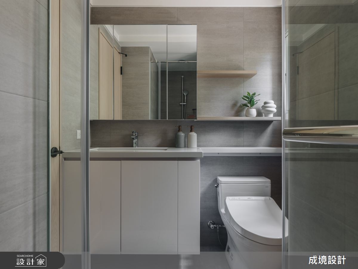 23坪老屋(31~40年)＿北歐風浴室案例圖片＿成境設計＿成境_漫遊。森林中之21