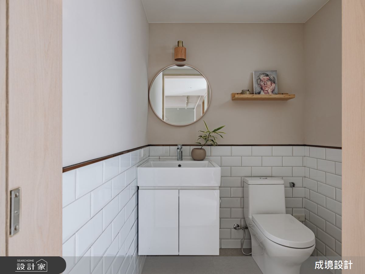 23坪老屋(31~40年)＿北歐風浴室案例圖片＿成境設計＿成境_漫遊。森林中之22