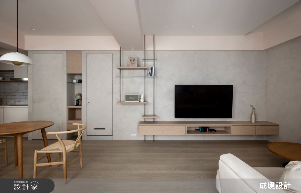 22坪老屋(16~30年)＿北歐風客廳餐廳案例圖片＿成境設計＿成境_把日子寫成一首詩之7