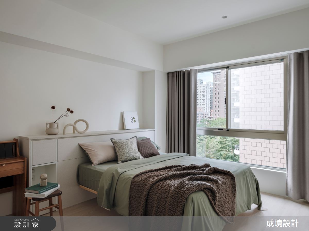 35坪老屋(16~30年)＿現代風臥室案例圖片＿成境設計＿成境_木棉絮語之15