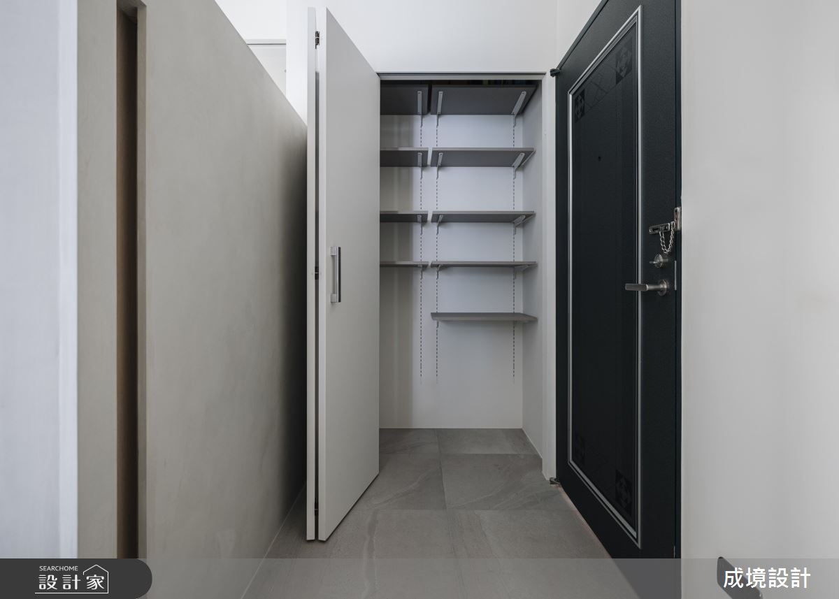 中古屋(5~15年)＿美式風玄關案例圖片＿成境設計＿成境_Single Shot Latte之2