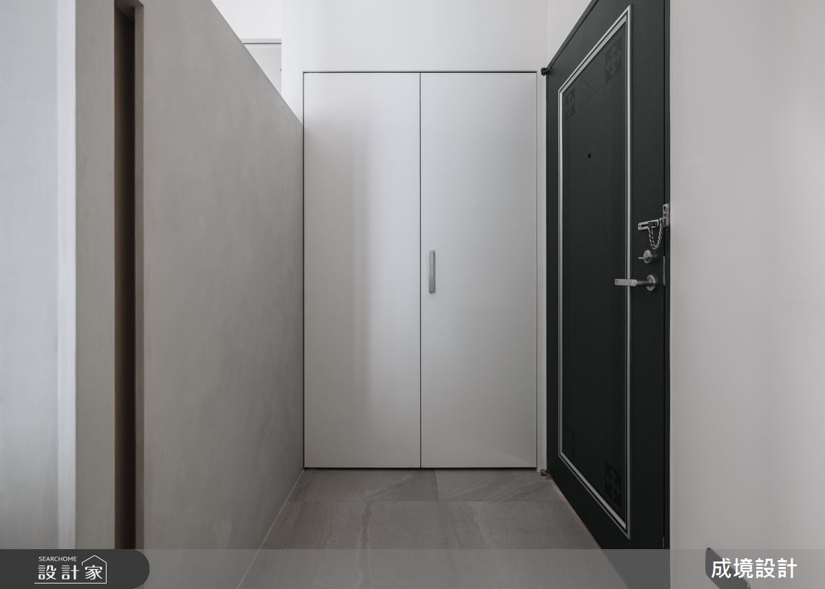 中古屋(5~15年)＿美式風玄關案例圖片＿成境設計＿成境_Single Shot Latte之1