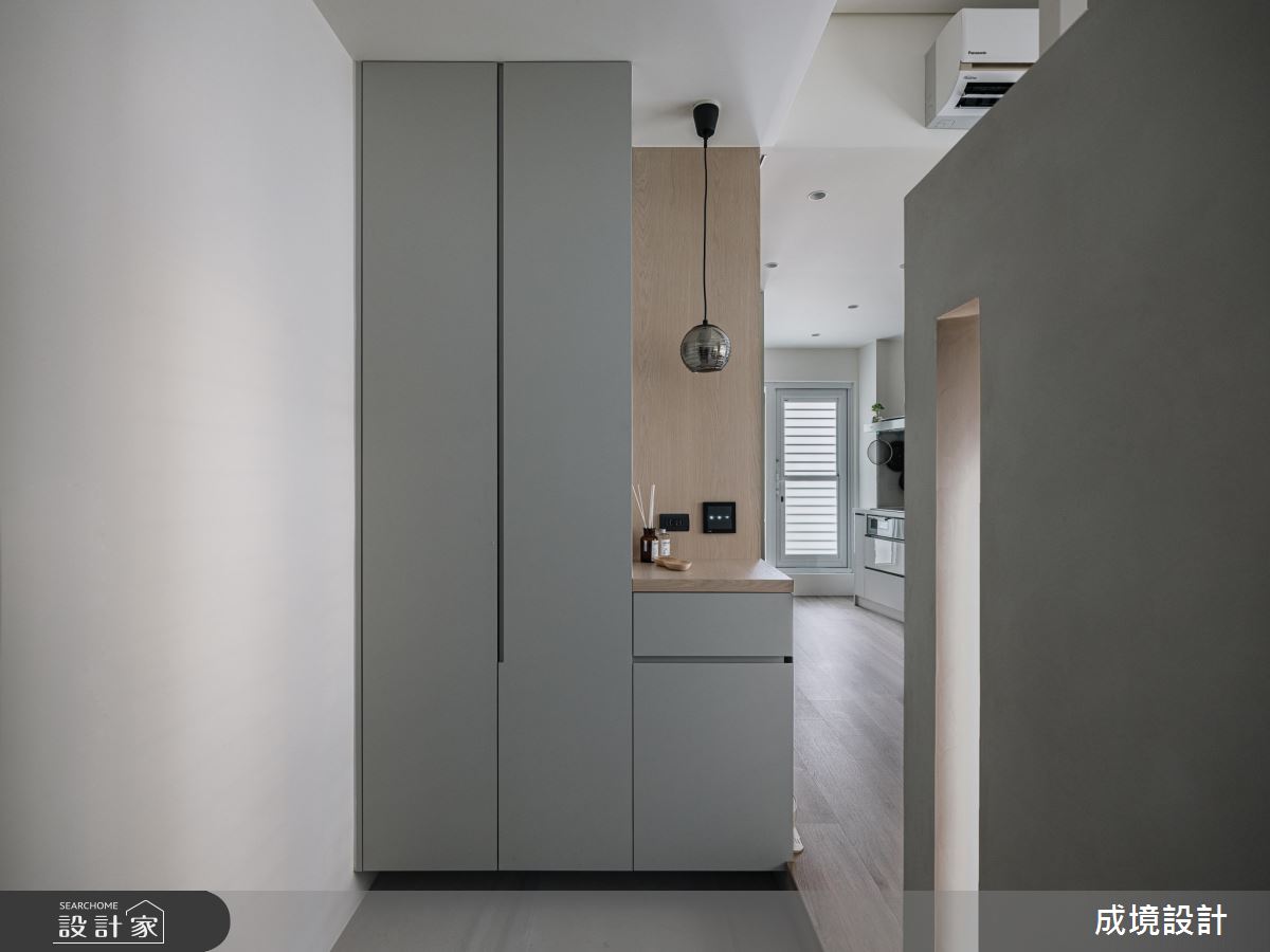 中古屋(5~15年)＿美式風玄關案例圖片＿成境設計＿成境_Single Shot Latte之3