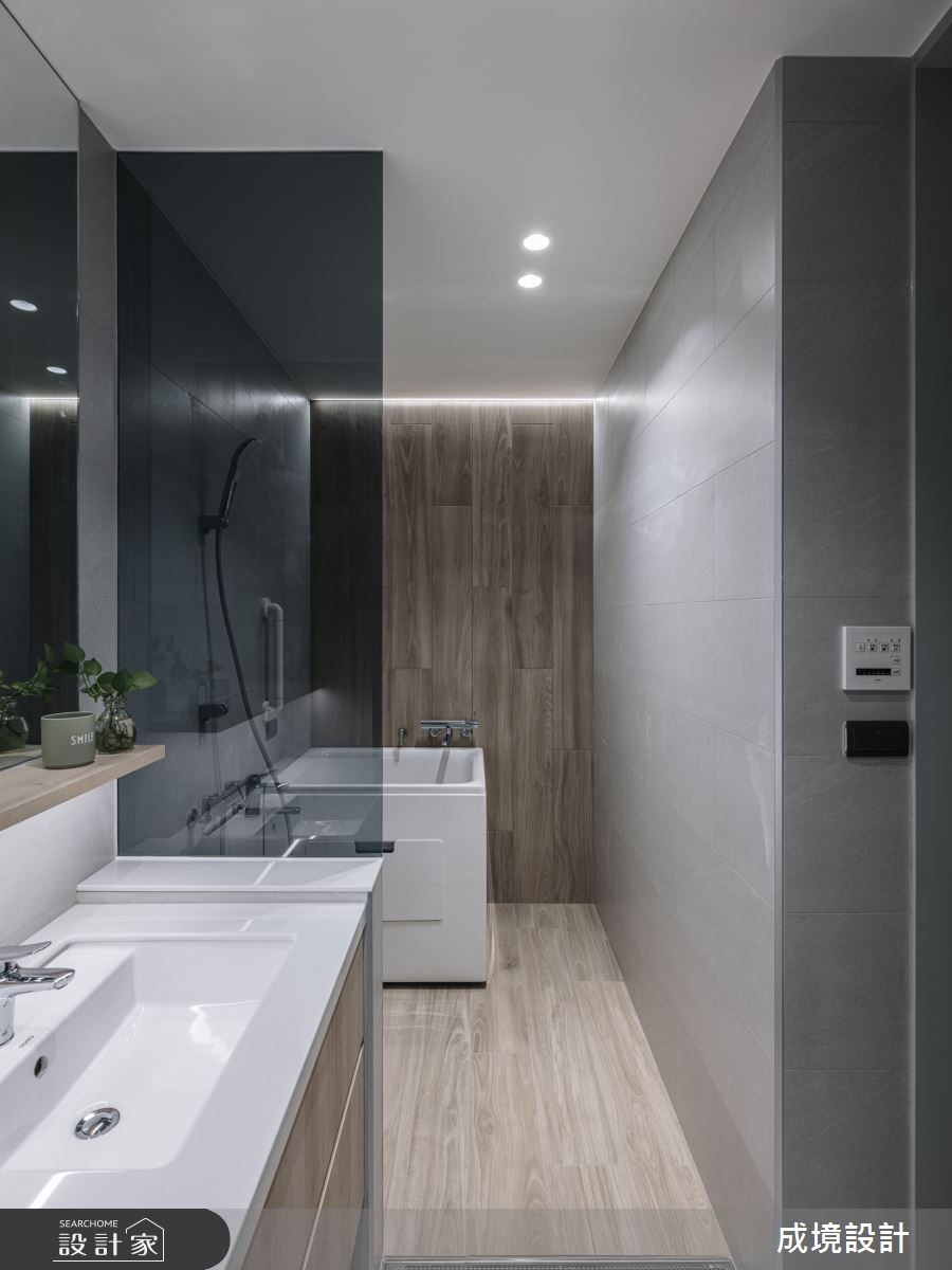 中古屋(5~15年)＿美式風浴室案例圖片＿成境設計＿成境_Single Shot Latte之16