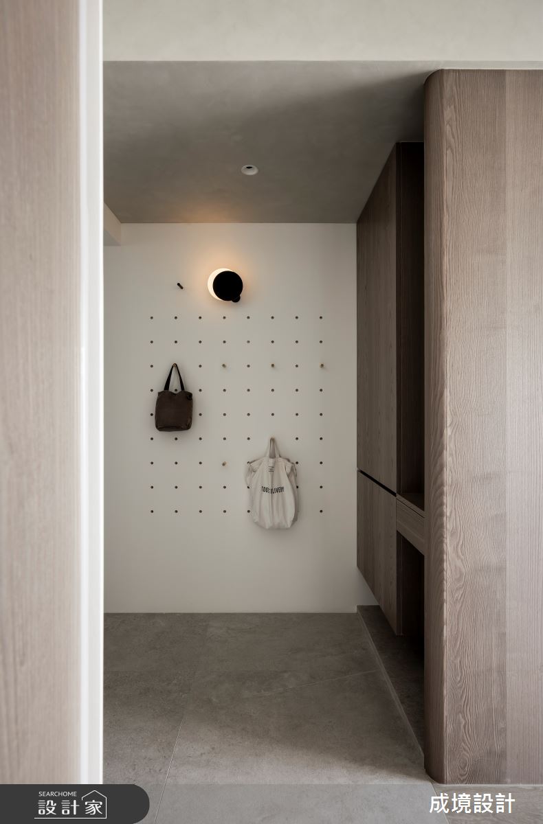 42坪老屋(31~40年)＿北歐風玄關案例圖片＿成境設計＿成境_沐光之3