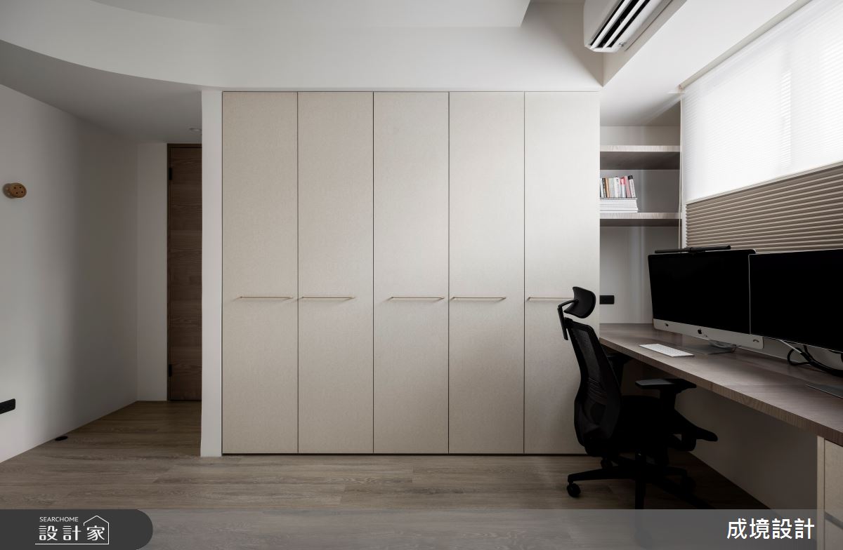 42坪老屋(31~40年)＿北歐風書房案例圖片＿成境設計＿成境_沐光之15