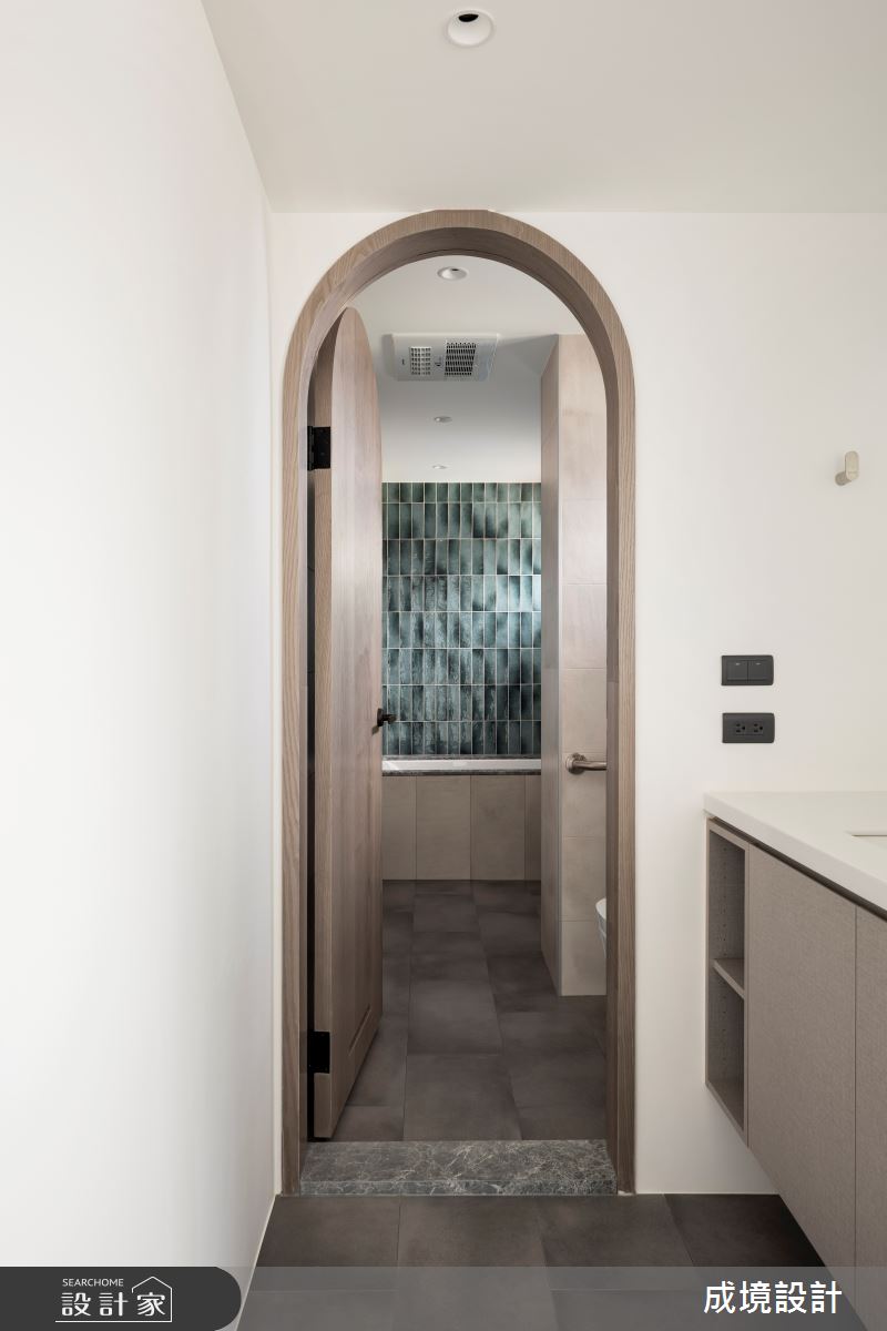 42坪老屋(31~40年)＿北歐風浴室案例圖片＿成境設計＿成境_沐光之18