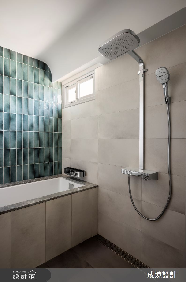 42坪老屋(31~40年)＿北歐風浴室案例圖片＿成境設計＿成境_沐光之19