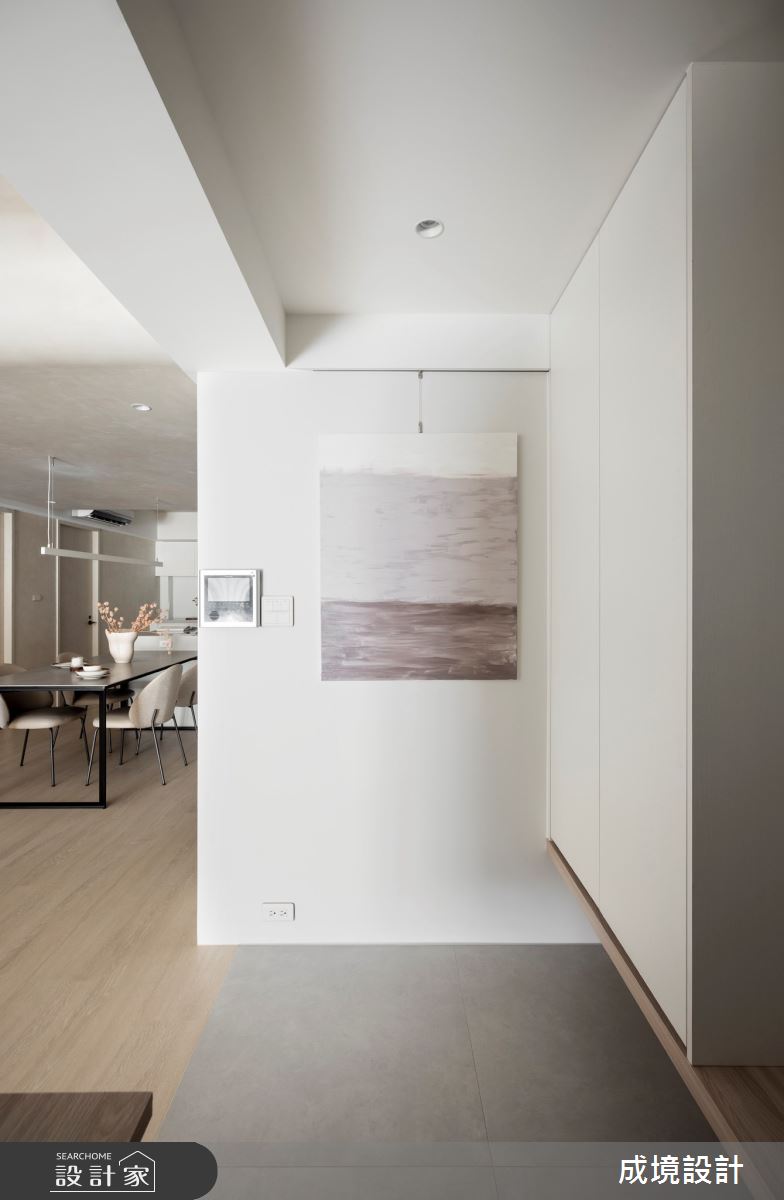 33坪老屋(50年以上)＿北歐風玄關案例圖片＿成境設計＿成境_浮光譜詩之3
