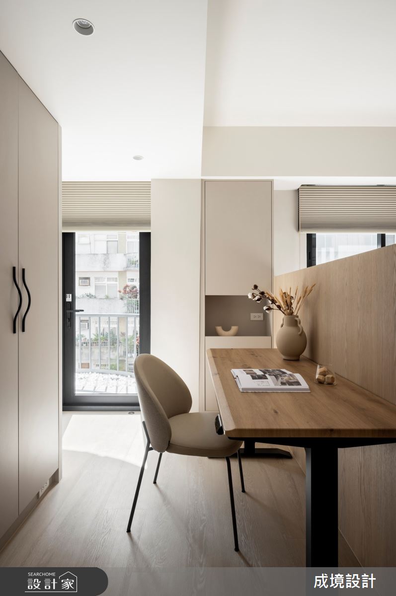 33坪老屋(50年以上)＿北歐風臥室案例圖片＿成境設計＿成境_浮光譜詩之15