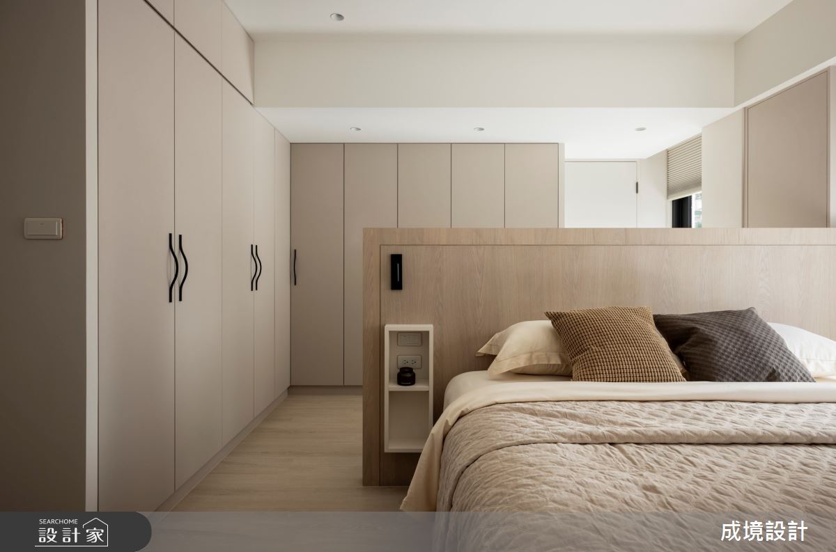 33坪老屋(50年以上)＿北歐風臥室案例圖片＿成境設計＿成境_浮光譜詩之16