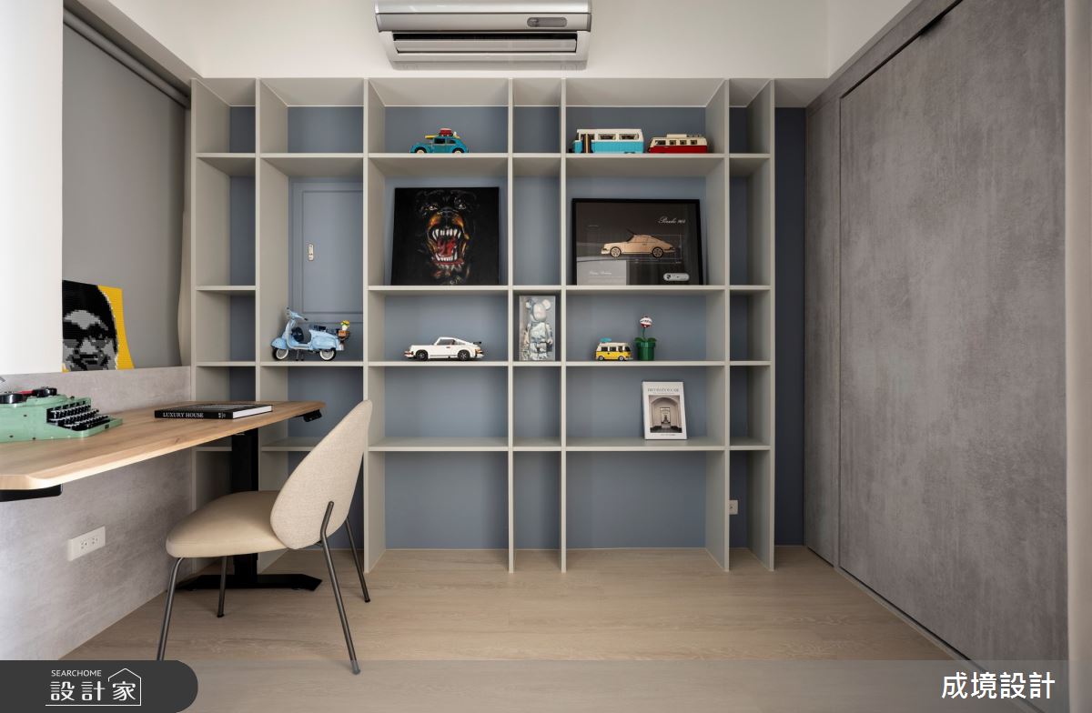 33坪老屋(50年以上)＿北歐風書房客房案例圖片＿成境設計＿成境_浮光譜詩之20