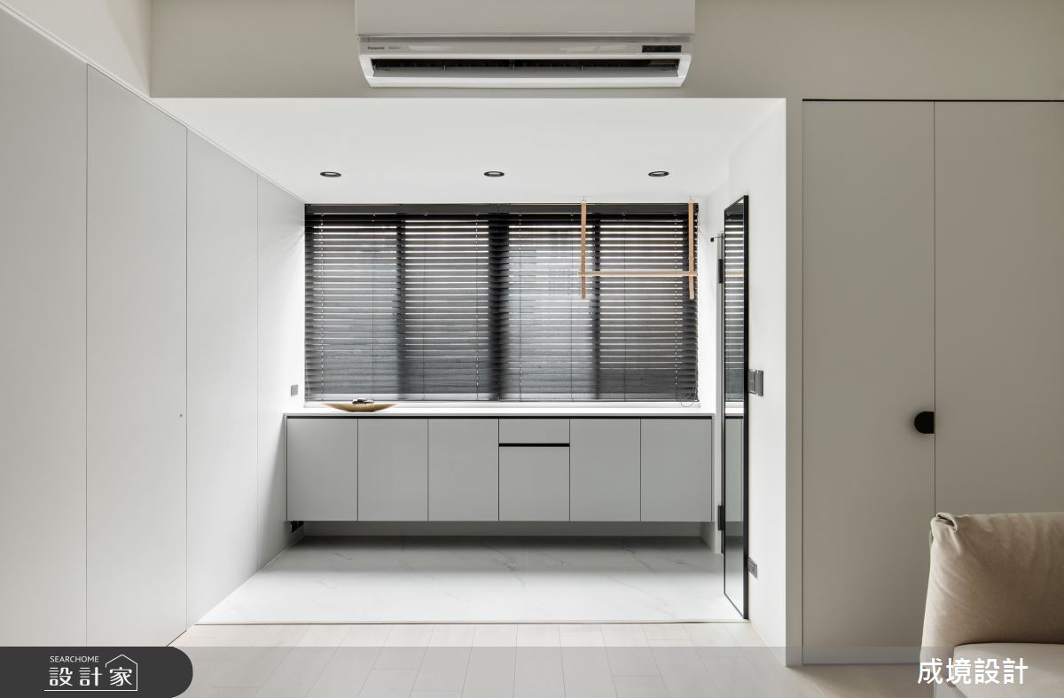 24坪老屋(50年以上)＿現代風玄關案例圖片＿成境設計＿成境_風尚。呢喃之1