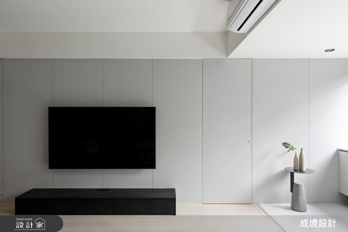 24坪老屋(50年以上)＿現代風客廳案例圖片＿成境設計＿成境_風尚。呢喃之4
