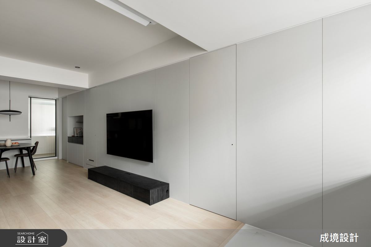 24坪老屋(50年以上)＿現代風客廳餐廳案例圖片＿成境設計＿成境_風尚。呢喃之8