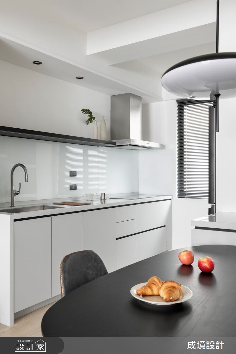 24坪老屋(50年以上)＿現代風餐廳廚房案例圖片＿成境設計＿成境_風尚。呢喃之15