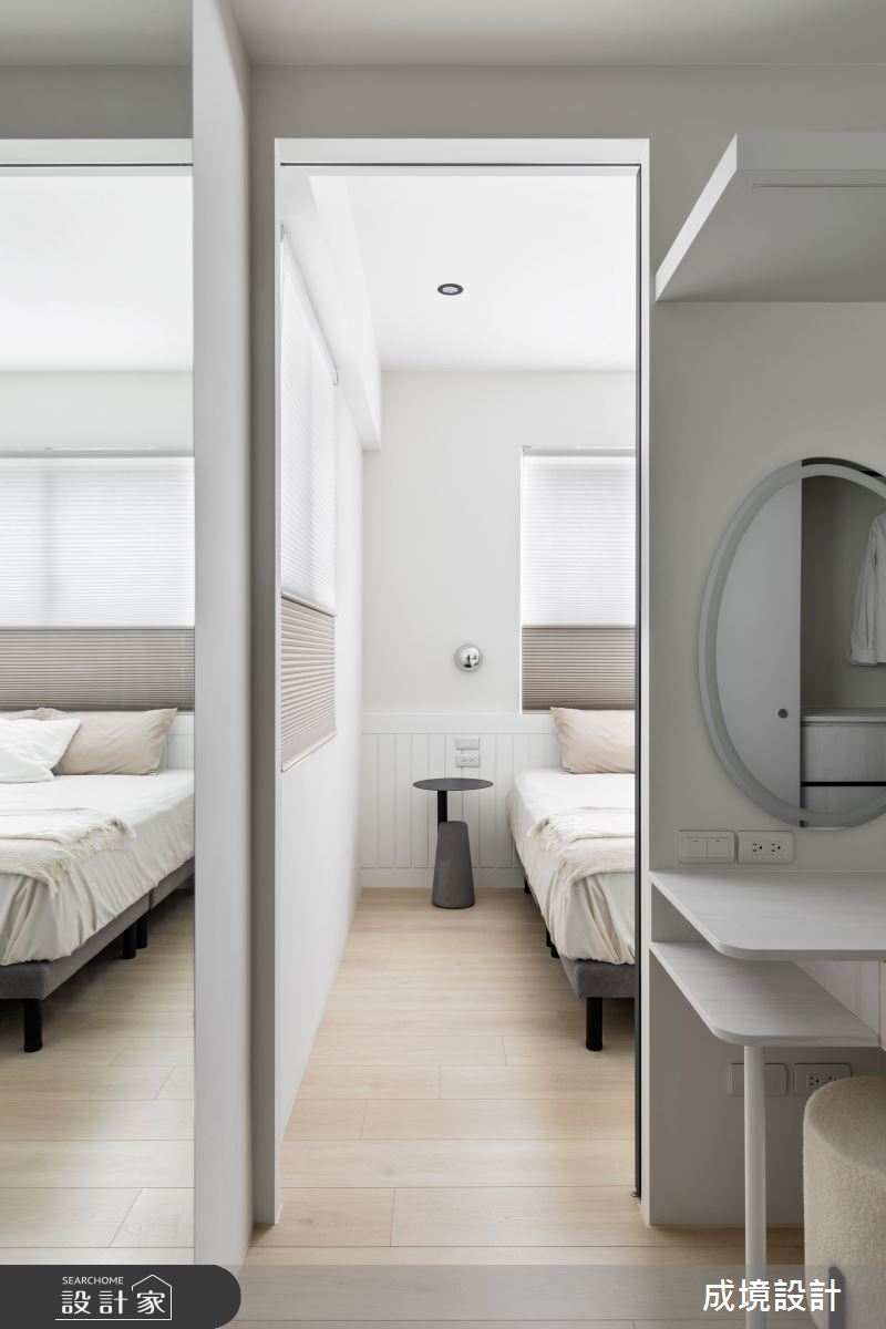 24坪老屋(50年以上)＿現代風臥室更衣間案例圖片＿成境設計＿成境_風尚。呢喃之20