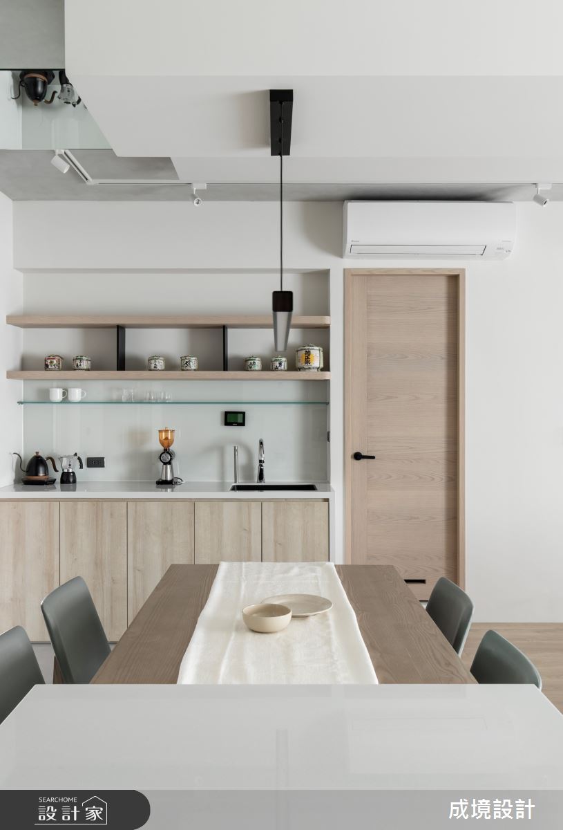 老屋(31~40年)＿北歐風餐廳中島案例圖片＿成境設計＿成境_純粹相遇之13