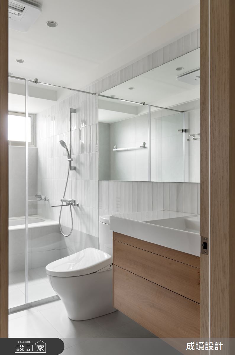 老屋(31~40年)＿北歐風浴室案例圖片＿成境設計＿成境_純粹相遇之17