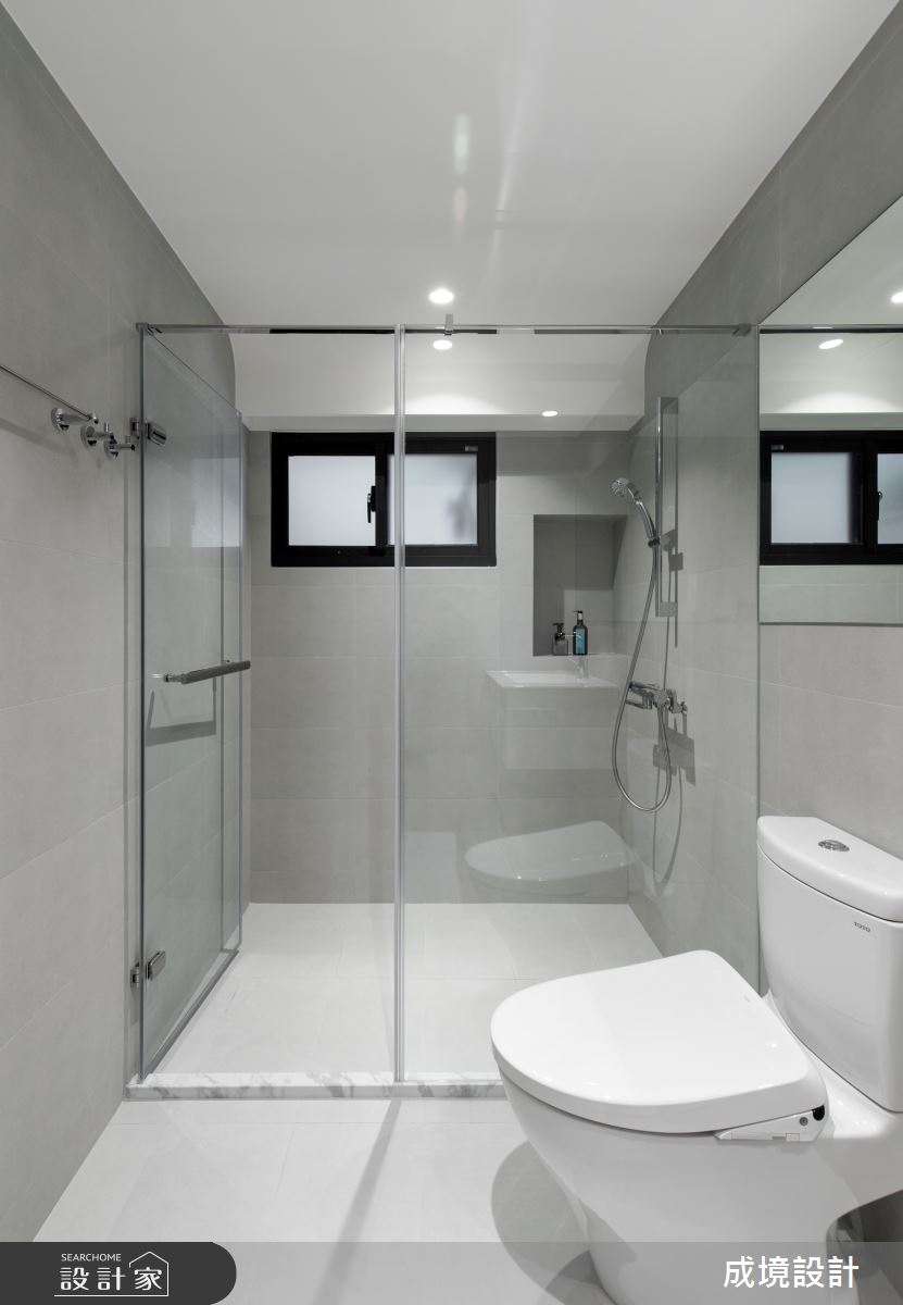 老屋(31~40年)＿北歐風浴室案例圖片＿成境設計＿成境_純粹相遇之18