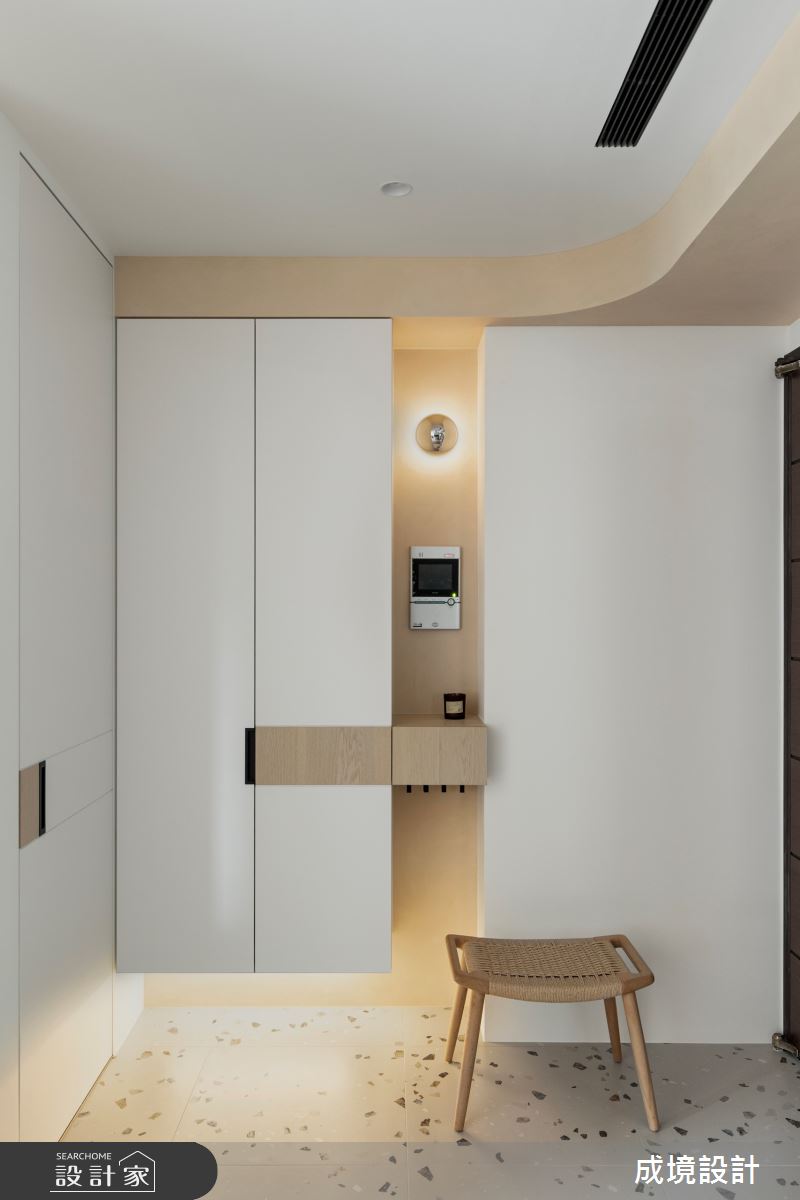 20坪老屋(16~30年)＿現代風玄關案例圖片＿成境設計＿成境_藝趣之1