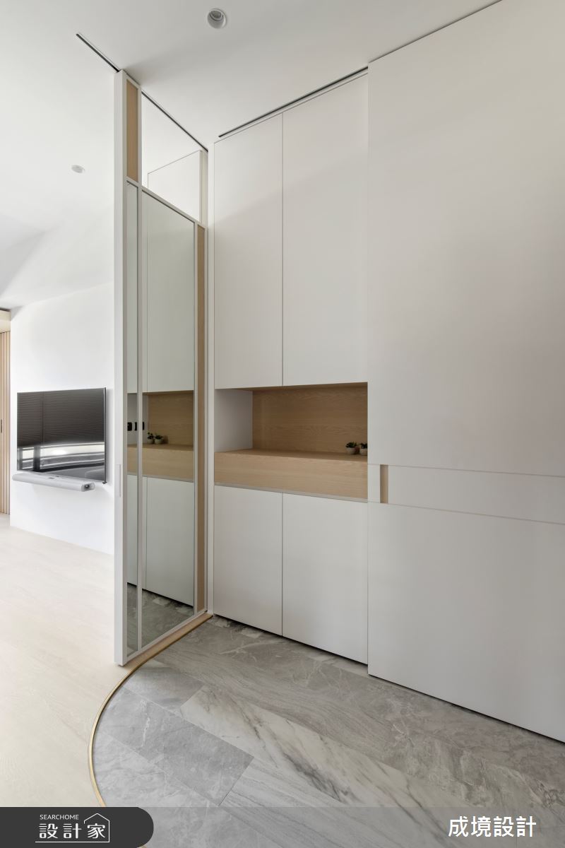 中古屋(5~15年)＿日式無印風玄關案例圖片＿成境設計＿成境_日暖之3