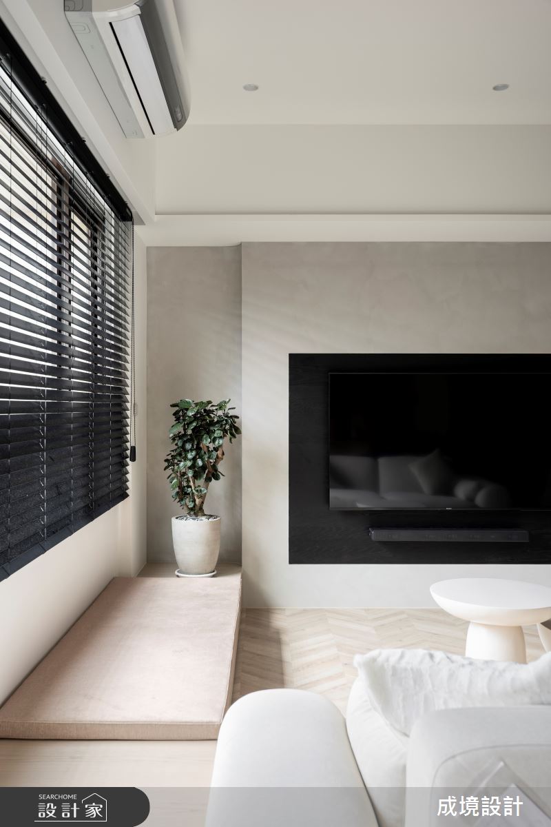 27坪新古屋(10年以下)＿北歐風客廳臥榻案例圖片＿成境設計＿成境_和光散步之8