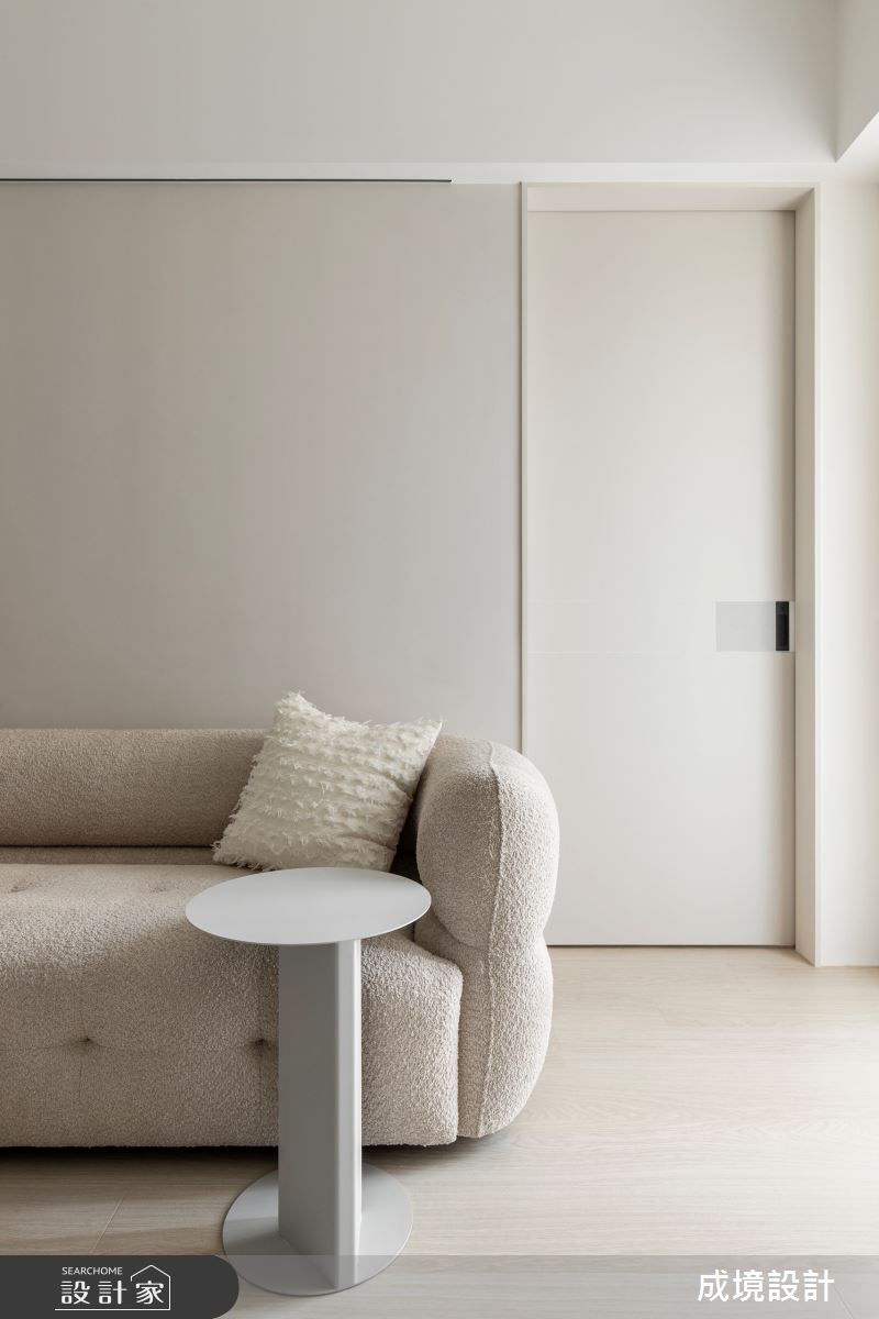 15坪新成屋(5年以下)＿北歐風客廳案例圖片＿成境設計＿成境_恬恬之5