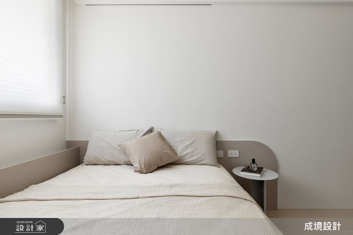 15坪新成屋(5年以下)＿北歐風臥室案例圖片＿成境設計＿成境_恬恬之16