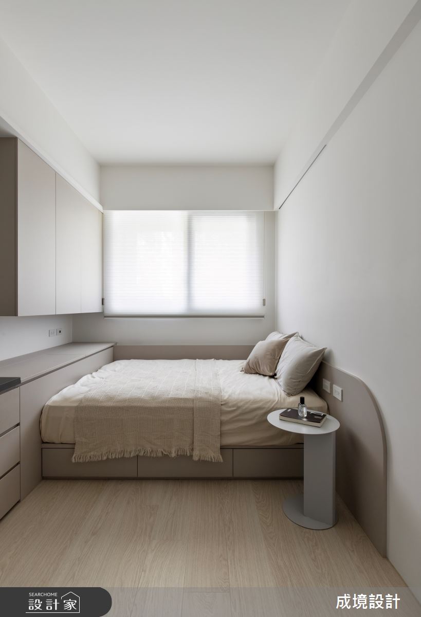 15坪新成屋(5年以下)＿北歐風臥室案例圖片＿成境設計＿成境_恬恬之14