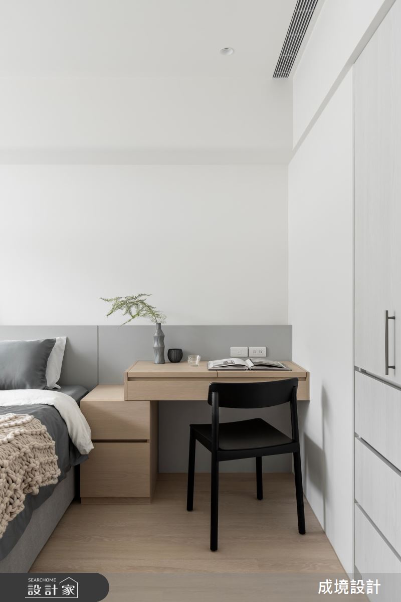 老屋(31~40年)＿北歐風臥室案例圖片＿成境設計＿成境_北歐盒子之16
