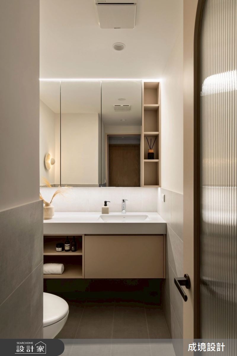 23坪老屋(16~30年)＿北歐風浴室案例圖片＿成境設計＿成境_旭暮之20