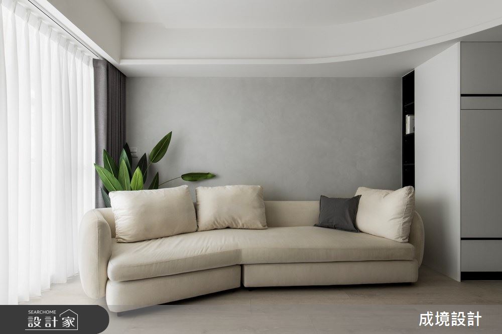 23坪老屋(31~40年)＿北歐風客廳案例圖片＿成境設計＿成境_歲月留聲之2