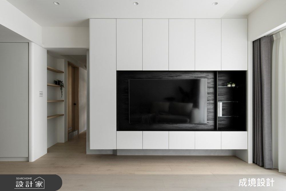 23坪老屋(31~40年)＿北歐風客廳案例圖片＿成境設計＿成境_歲月留聲之5