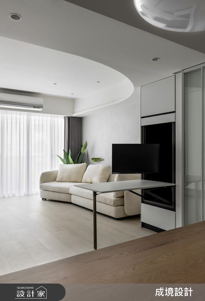 23坪老屋(31~40年)＿北歐風客廳餐廳案例圖片＿成境設計＿成境_歲月留聲之4