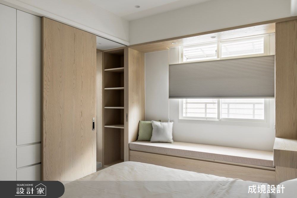 23坪老屋(31~40年)＿北歐風臥室案例圖片＿成境設計＿成境_歲月留聲之15